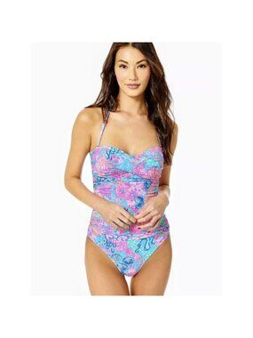 Lilly Pulitzer Flamenco One Piece Swimsuit - Size 8